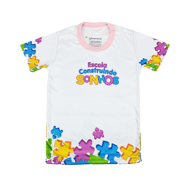 Camisa Gola Rosa